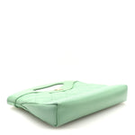Shiny Lambskin Quilted Nano 31 Shopping Bag Green