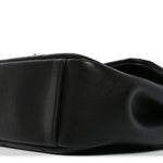 Lambskin Small Chain Handle Flap Bag Black