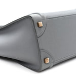 Baby Drummed Calfskin Micro Luggage Kohl