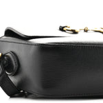 Textured Calfskin Small Horsebit 1955 Shoulder Bag Black
