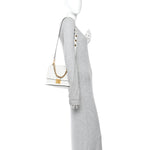 Agnello Old Shine F is Fendi Kan U Shoulder Bag White