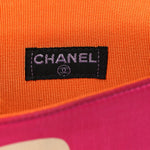 Satin Mini Convertible Flap Pink Multicolor