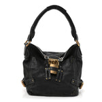 Calfskin Paddington Hobo Black