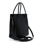 Calfskin Logo XXS Shopping Tote Black