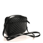 Calfskin Matelasse Monogram Lou Camera Bag Black