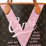 Monogram Sydney V Neverfull MM Rose Ballerine
