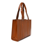 Calfskin Medium Woody Tote Caramel
