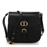 Box Calfskin Medium Bobby Frame Flap Black