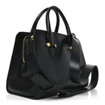 Hammered Calfskin Today Satchel Black