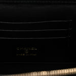 Caviar Quilted Sweetheart Vanity Case Black