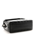 Calfskin Y Quilted Monogram Toy Loulou Crossbody Bag Black