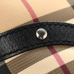 House Check Studded Small Tote Black