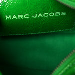 Shiny Crinkled Calfskin Mini The Tote Bag Fern Green