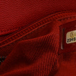 Caviar Quilted Medium Coco Handle Flap Red