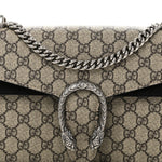 GG Supreme Monogram Small Dionysus Shoulder Bag Black