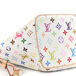 LV X TM Monogram Multicolor Neverfull MM White