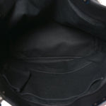 Calfskin Quilted Large Shopping In Chains Tote Black