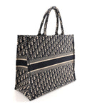 Oblique Large Book Tote Blue Multicolor