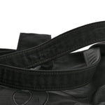 Nylon Button CC Tote Black