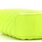 Grained Calfskin Embossed Car Camera Bag Yellow Fluo Black