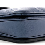 Metallic Empreinte Monogram Giant Pochette Metis Navy Nacre