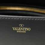 Smooth Calfskin Vlogo Chain Shoulder Bag Black