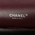 Lambskin Quilted Maxi Double Flap Black