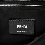 Suede Nylon Santander Cuoio Romano Bi-Color FF Embossed Small Fendiness Backpack Piombo Fango Grigio Polvere Asphalto