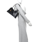 Eco Grainy Alter Mat Ryder Shoulder Bag Black