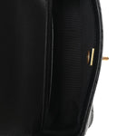 Lambskin Quilted Bijoux Chain Mini Top Handle Flap Black