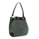 Monogram Drawstring Shoulder Bag Green