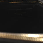 Grain De Poudre Matelasse Chevron Monogram Shopping Bag Fog