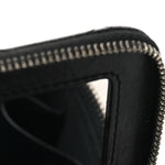 Caviar Quilted Mini Vanity Case With Chain Black