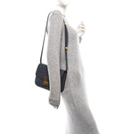 Liege Calfskin Medium Classic Box Flap Bag Liquorice