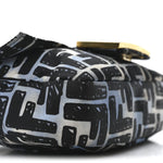 X JOSHUA VIDES Nylon FF Cloudy Mini Belt Baguette Bag White Celeste Black