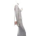 Caviar Quilted Clutch with Chain Light Pink