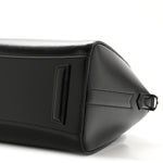 Shiny Lord Calfskin Mini Antigona Black