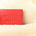 Pebbled Calfskin Small Soho Disco Bag Tabasco Red