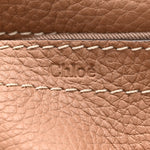 Calfskin Mini Marcie Round Crossbody Bag Nut