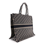 Oblique Large Book Tote Blue Multicolor