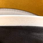 X SARA COLEMAN Canvas Vitello King Seta FF Fish Eye Embroidered Baguette Mostarda White Ice