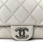 Caviar Quilted Coco Casual Flap Ivory