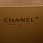 Caviar Quilted Medium Chanel 25 Handbag Dark Beige