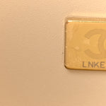Lambskin Quilted Small Trendy CC Dual Handle Flap Bag Light Beige