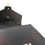 Calfskin Mini Sylvie Top Handle Bag Black