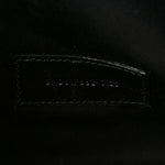 Grain De Poudre Matelasse Chevron Monogram Cassandre Flap Pouch Black