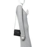 Soft Calfskin My Lockme Chain Pochette Black