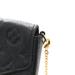 Empreinte Pochette Felicie Chain Wallet Black