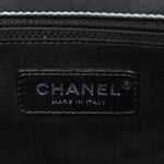 Metallic Aged Calfskin Quilted Small Coco Handle Flap Charcoal
