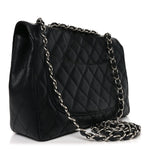 Caviar Quilted Jumbo Single Flap Black